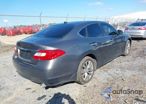 2013 Infiniti M37 из США, поврежденный, VIN JN1BY1AP0DM510398